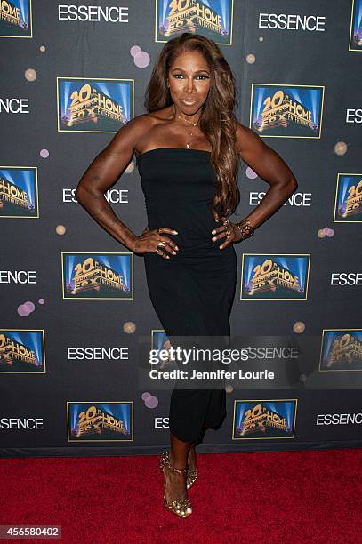 Actress Adrienne-Joi Johnson attends the Essence "A Toast To Primetime" Event at the Herringbone, Mondrian LA on October 2, 2014 in Beverly Hills,...