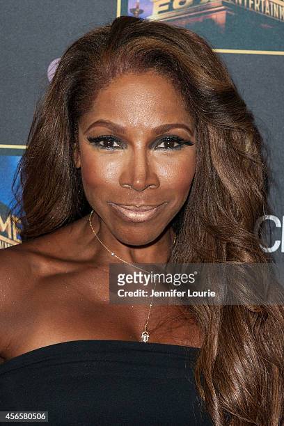 Actress Adrienne-Joi Johnson attends the Essence "A Toast To Primetime" Event at the Herringbone, Mondrian LA on October 2, 2014 in Beverly Hills,...