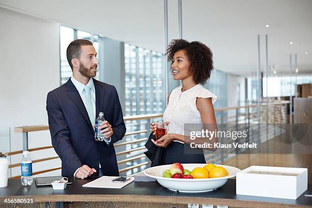 business people having a tea & coffee break - dish networks stock pictures, royalty-free photos & images