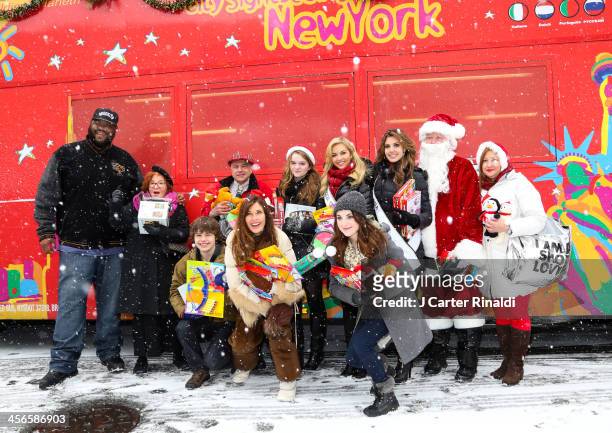 Attends CitySightseeing New York 2013 holiday toy drive at PAL's Harlem Center on December 14, 2013 in New York City.