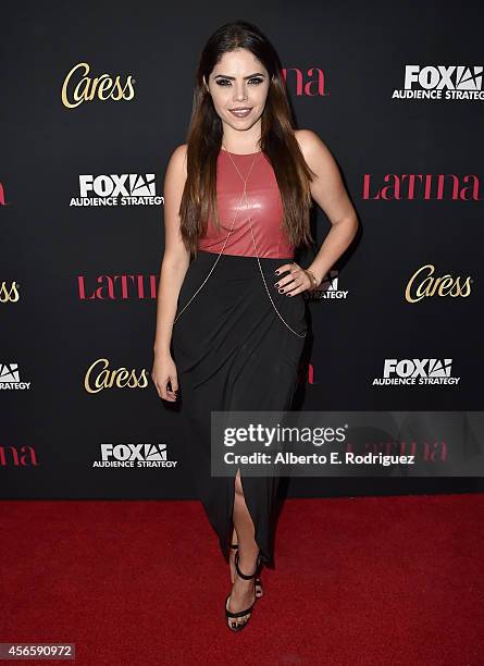Personality Yarel Ramos attends LATINA Magazine's "Hollywood Hot List" party at the Sunset Tower Hotel on October 2, 2014 in West Hollywood,...