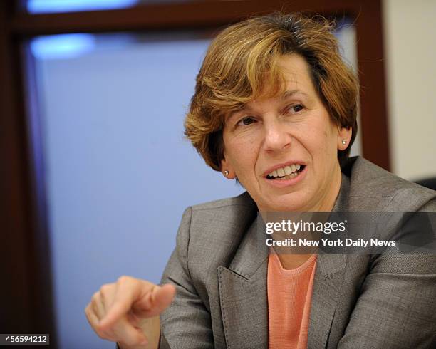 Head of the American Federation of Teachers, AFT President Randi Weingarten.