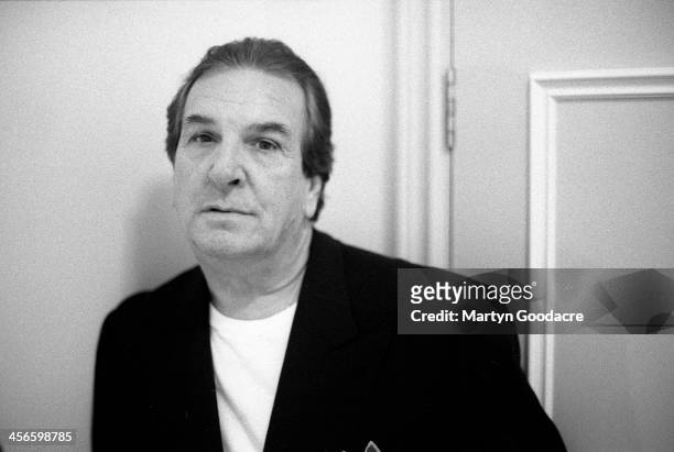 Actor Danny Aiello, portrait, London , United Kingdom, 1995.