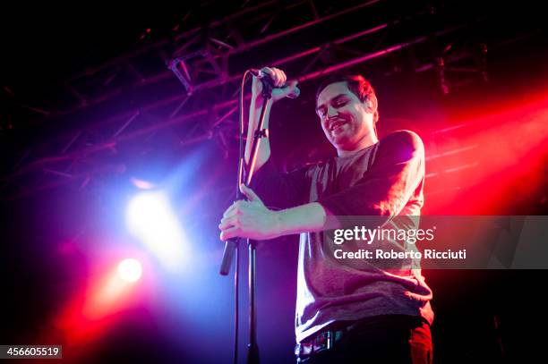 James Graham of The Twilight Sad performs on stage at The Liquid Room on December 14, 2013 in Edinburgh, United Kingdom.