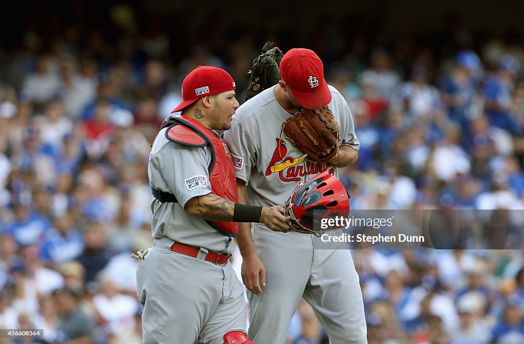 Division Series - St Louis Cardinals v Los Angeles Dodgers - Game One