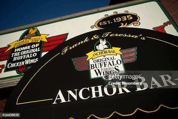 The Anchor Bar stands in Buffalo, New York, U.S., on Wednesday, Sept. 24, 2014. The Federal Reserve Bank of New York's empire state manufacturing...