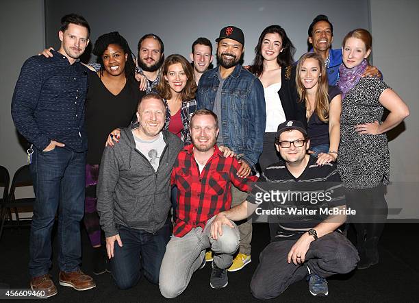 Playwright Hunter Bell, Playwright/Director Lee Overtree and Composer Eli Bolin Andrew Call, Christina Anthony, Daniel Everidge, Sandy Rustin, Nick...