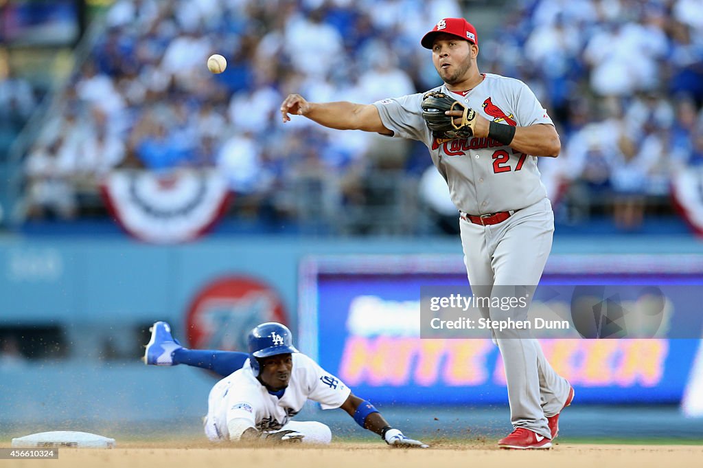 Division Series - St Louis Cardinals v Los Angeles Dodgers - Game One