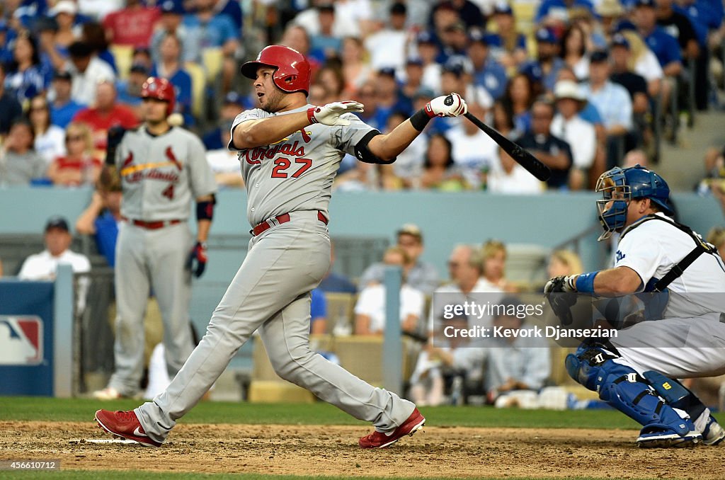 Division Series - St Louis Cardinals v Los Angeles Dodgers - Game One