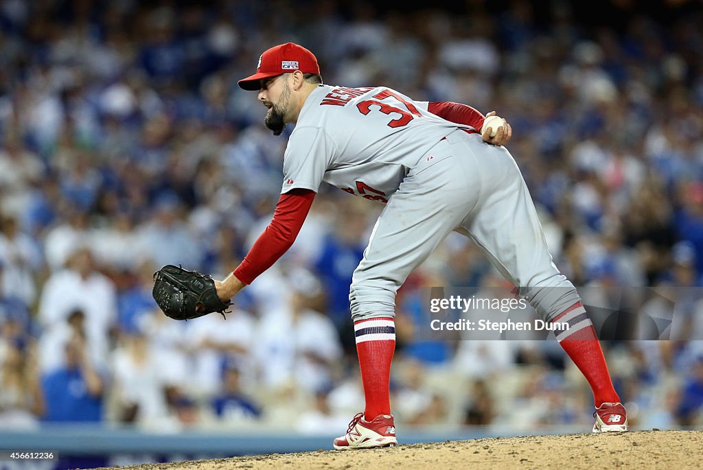 Division Series - St Louis Cardinals v Los Angeles Dodgers - Game One