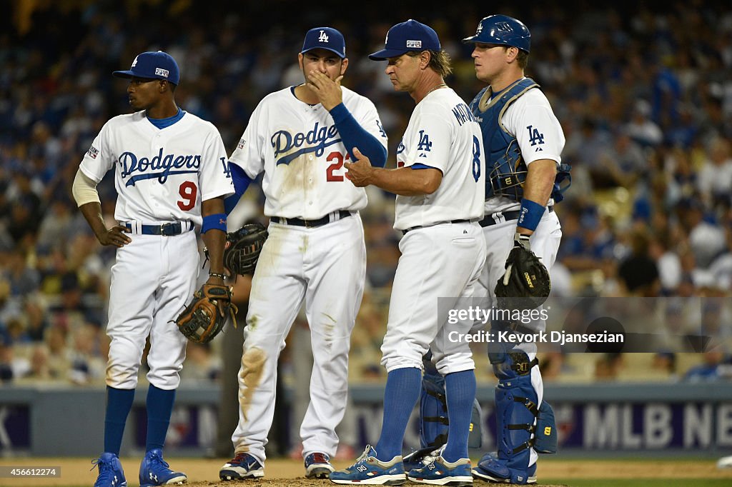 Division Series - St Louis Cardinals v Los Angeles Dodgers - Game One