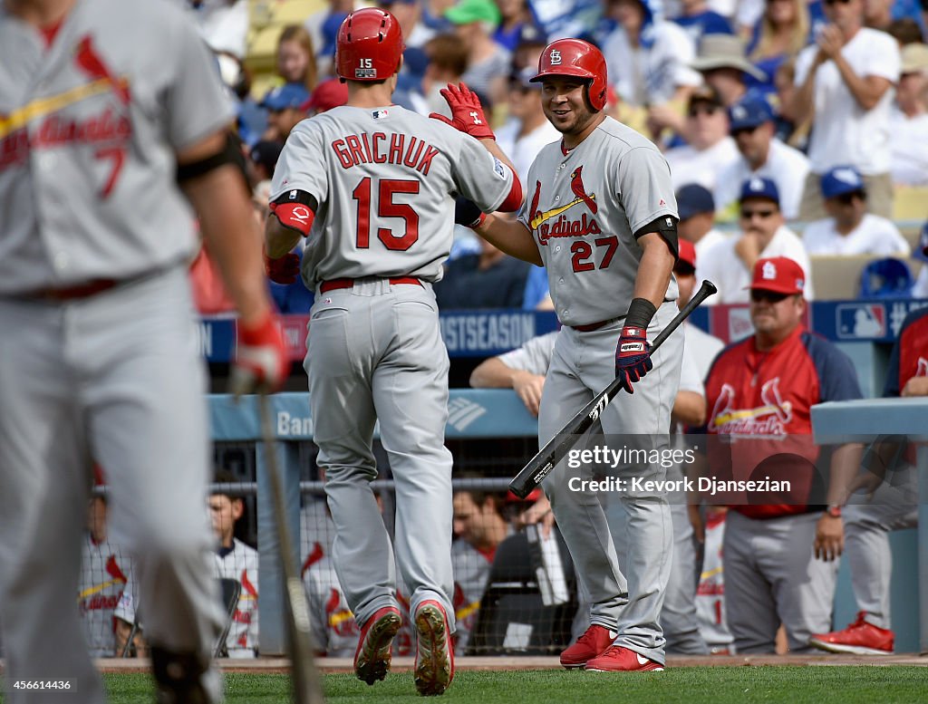 Division Series - St Louis Cardinals v Los Angeles Dodgers - Game One