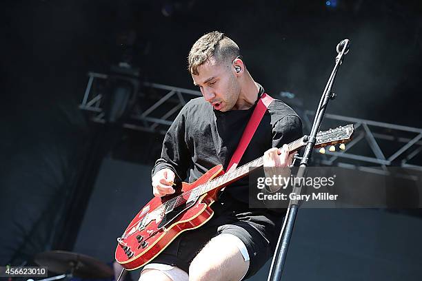 Jack Antonoff performs in concert with Bleachers on day 1 of the first weekend of the Austin City Limits Music Festival at Zilker Park on October 3,...