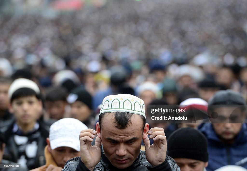 Eid al-Adha prayer in Moscow