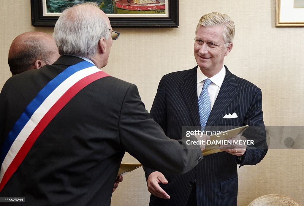 FRANCE-BELGIUM-WWI-SAINTE-ADRESSE-ROYALS