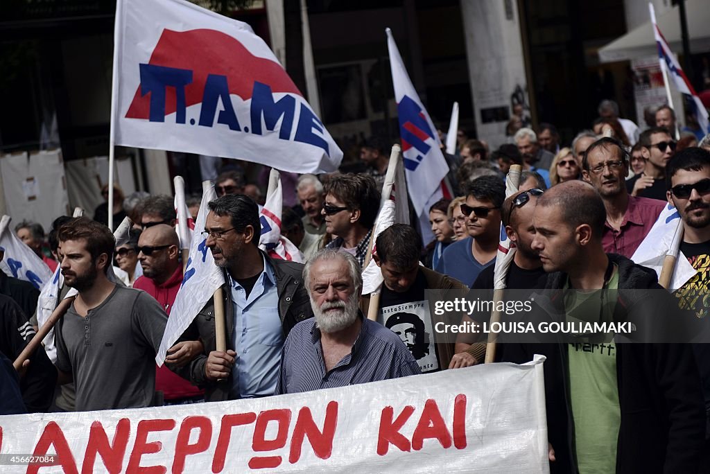 GREECE-EU-ECONOMY-DEBT-PROTEST