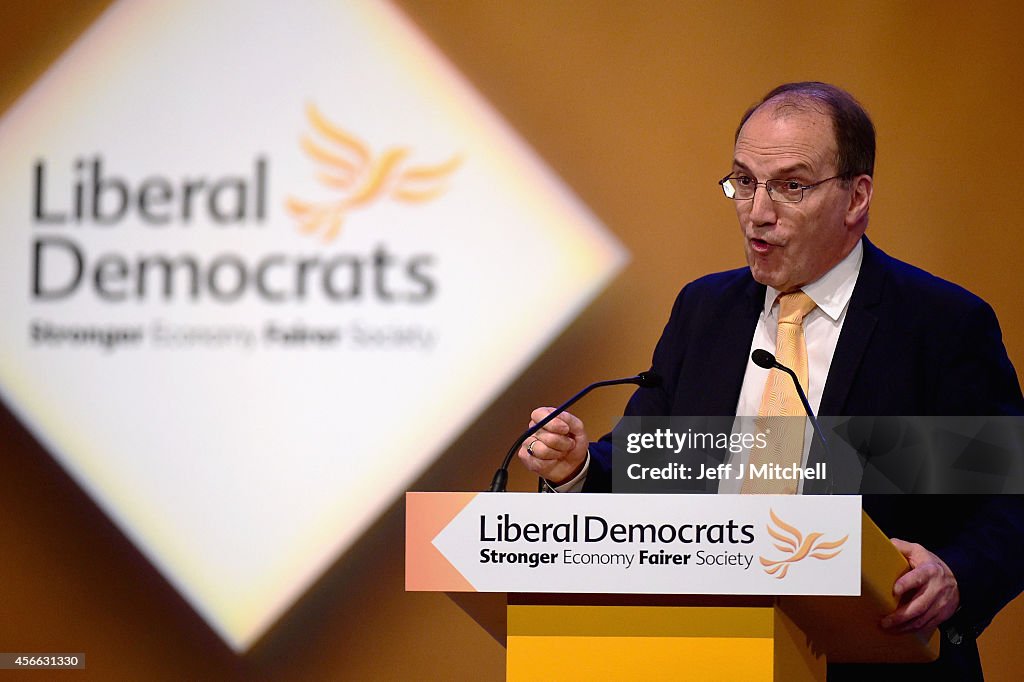 The Liberal Democrats Hold Their Annual Party Conference At SECC Glasgow