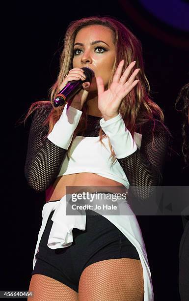 Jade Thirlwall of Little Mix performs on stage for the Girlguiding Big Gig 2014 at Wembley Arena on October 4, 2014 in London, United Kingdom.