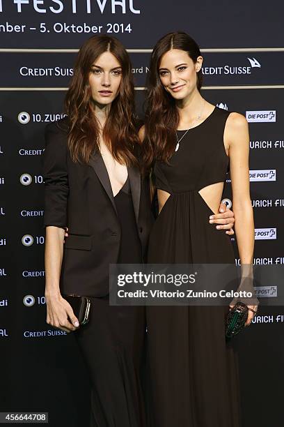 Guests attend the Award Night Green Carpet Arrivals during Day 10 of Zurich Film Festival 2014 on October 4, 2014 in Zurich, Switzerland.