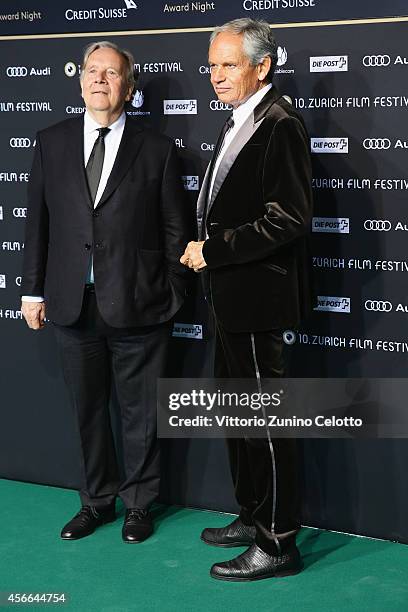 Guests attend the Award Night Green Carpet Arrivals during Day 10 of Zurich Film Festival 2014 on October 4, 2014 in Zurich, Switzerland.