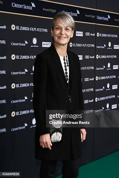 Guest attends the Award Night Green Carpet Arrivals during Day 10 of Zurich Film Festival 2014 on October 4, 2014 in Zurich, Switzerland.