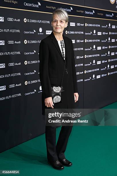 Guest attends the Award Night Green Carpet Arrivals during Day 10 of Zurich Film Festival 2014 on October 4, 2014 in Zurich, Switzerland.