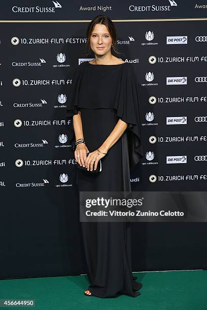 Guest attends the Award Night Green Carpet Arrivals during Day 10 of Zurich Film Festival 2014 on October 4, 2014 in Zurich, Switzerland.