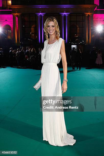 Nadja Schildknecht attends the Award Night Green Carpet Arrivals during Day 10 of Zurich Film Festival 2014 on October 4, 2014 in Zurich, Switzerland.