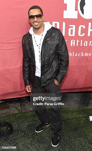 Actor Laz Alonso attends the 2014 Atlanta Football Classic at Georgia Dome on October 4, 2014 in Atlanta, Georgia.