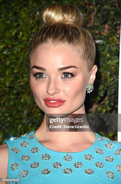 Emma Rigby arrives at the Michael Kors Hosts Launch Of Claiborne Swanson Frank's "Young Hollywood" Portrait Book at on October 2, 2014 in Beverly...