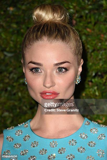 Emma Rigby arrives at the Michael Kors Hosts Launch Of Claiborne Swanson Frank's "Young Hollywood" Portrait Book at on October 2, 2014 in Beverly...