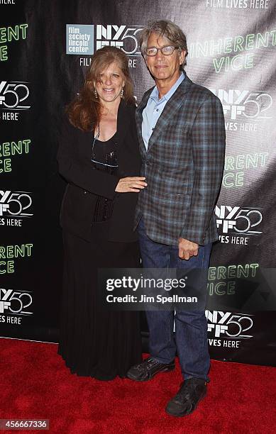 Actor Eric Roberts and wife Eliza Roberts attend the "Inherent Vice" Centerpiece Gala Presentation & World Premiere during the 52nd New York Film...