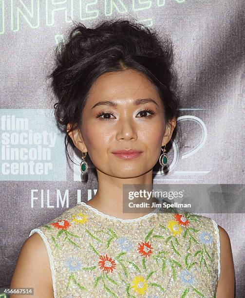Actress Hong Chau attends the "Inherent Vice" Centerpiece Gala Presentation & World Premiere during the 52nd New York Film Festival at Alice Tully...