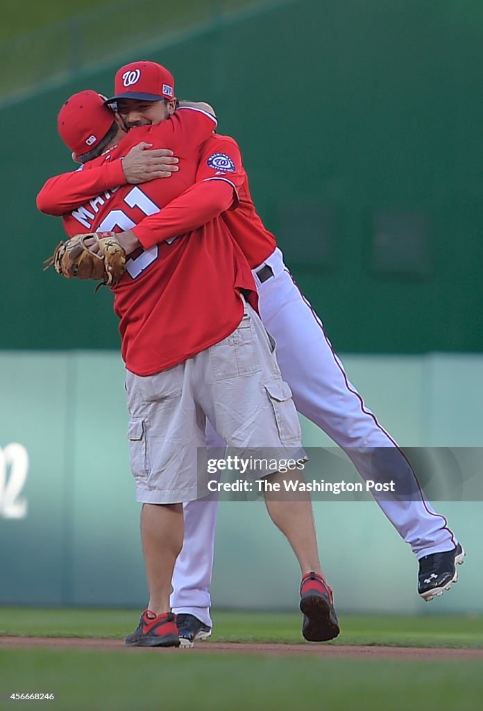 The Washington Nationals Nationals play the San Francisco Giants in the 2nd playoff game