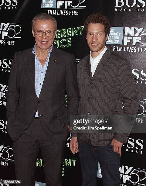 Ice Hockey Coach Viacheslav Fetisov and director Gabe Polsky attend the "Inherent Vice" Centerpiece Gala Presentation & World Premiere during the...