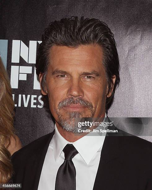 Actor Josh Brolin attends the "Inherent Vice" Centerpiece Gala Presentation & World Premiere during the 52nd New York Film Festival at Alice Tully...