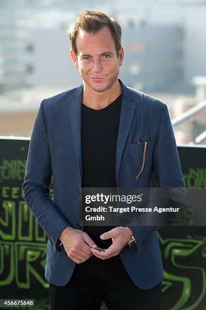 Actor Will Arnett attends the Berlin photocall for the film 'Teenage Mutant Ninja Turtles' on October 5, 2014 in Berlin, Germany.