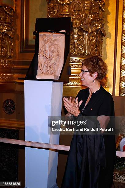 Paris Opera dance director Brigitte Lefevre attends for the tribute to Brigitte Lefevre on October 4, 2014 in Paris, France.