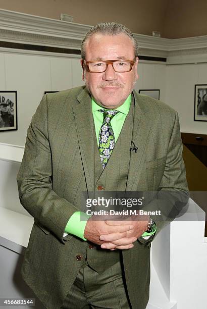 Ray Winstone poses at the BAFTA: A Life In Pictures event at BAFTA Piccadilly on October 5, 2014 in London, England.