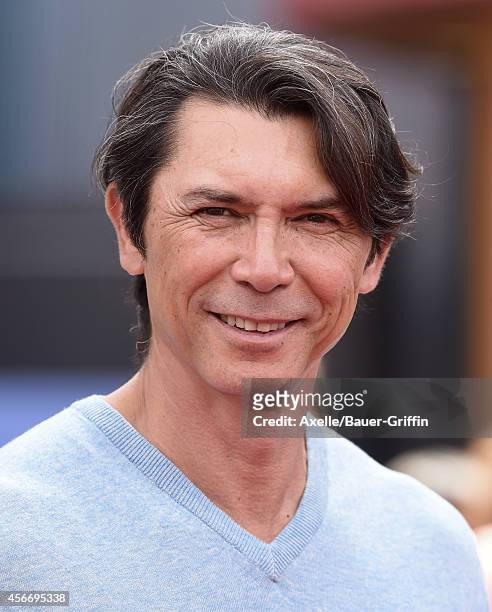 Actor Lou Diamond Phillips attends the premiere of 'The Boxtrolls' at Universal CityWalk on September 21, 2014 in Universal City, California.