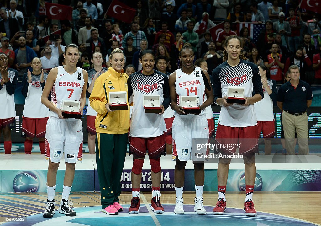 Spain v USA - 2014 FIBA World Championship for Women