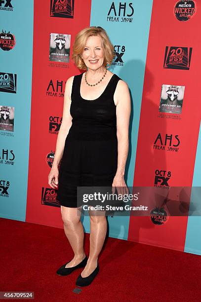 Actress Frances Conroy attends the "American Horror Story: Freak Show" Los Angeles premiere at TCL Chinese Theatre IMAX on October 5, 2014 in...