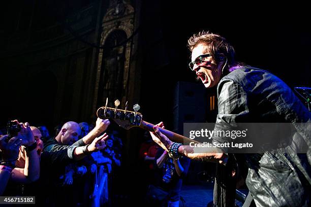 Glenn Hughes of California Breed performs at The Fillmore Detroit on October 5, 2014 in Detroit, Michigan.