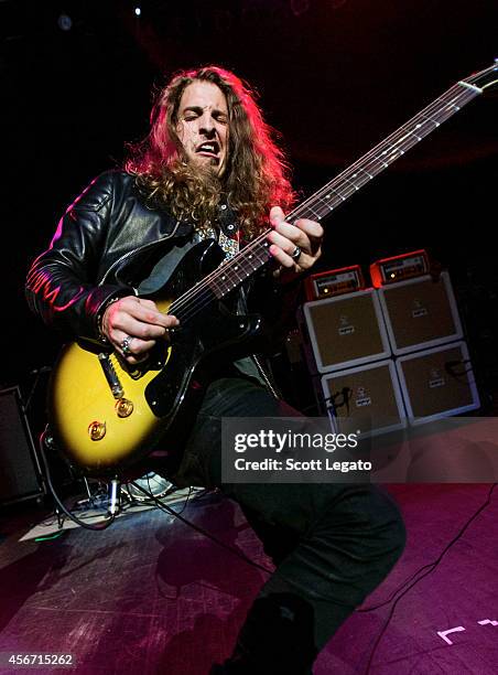 Andrew Watt of California Breed performs at The Fillmore Detroit on October 5, 2014 in Detroit, Michigan.