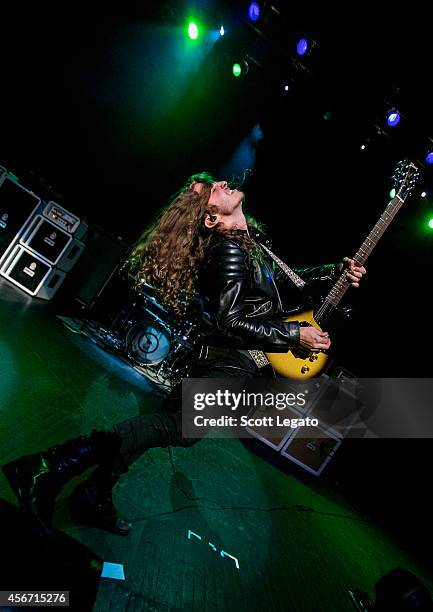 Andrew Watt of California Breed performs at The Fillmore Detroit on October 5, 2014 in Detroit, Michigan.