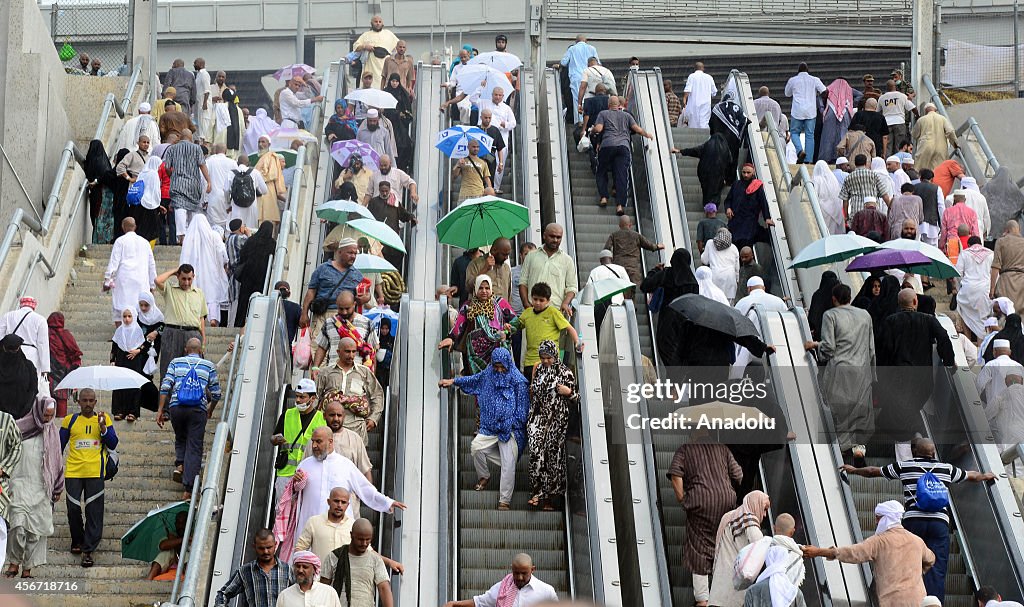 Rain during Hajj in Mecca