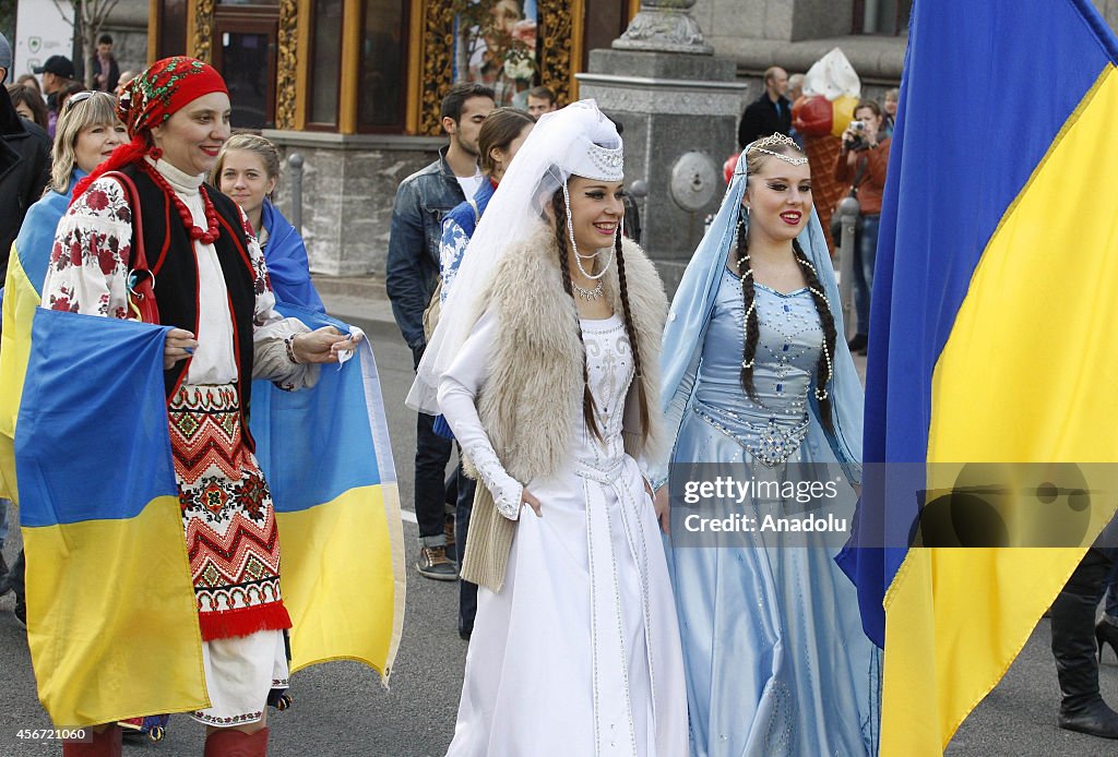 March held in Kiev to support Ukraine