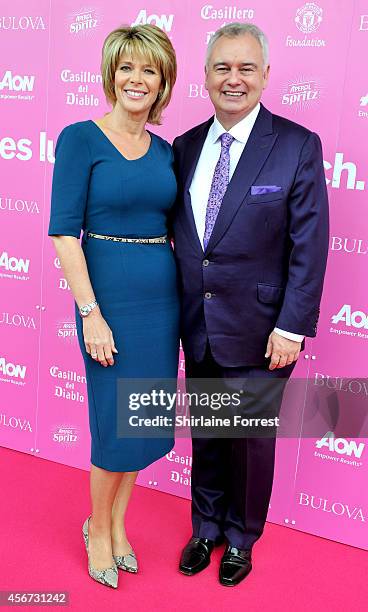 Ruth Langsford and Eamonn Holmes attend the Manchester United Foundation Ladies Lunch at Old Trafford on October 6, 2014 in Manchester, England.