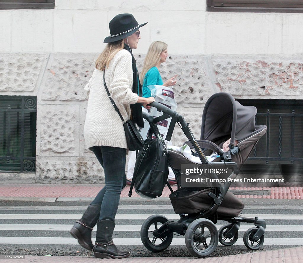 Celebrities Sighting In Madrid - September 19, 2014