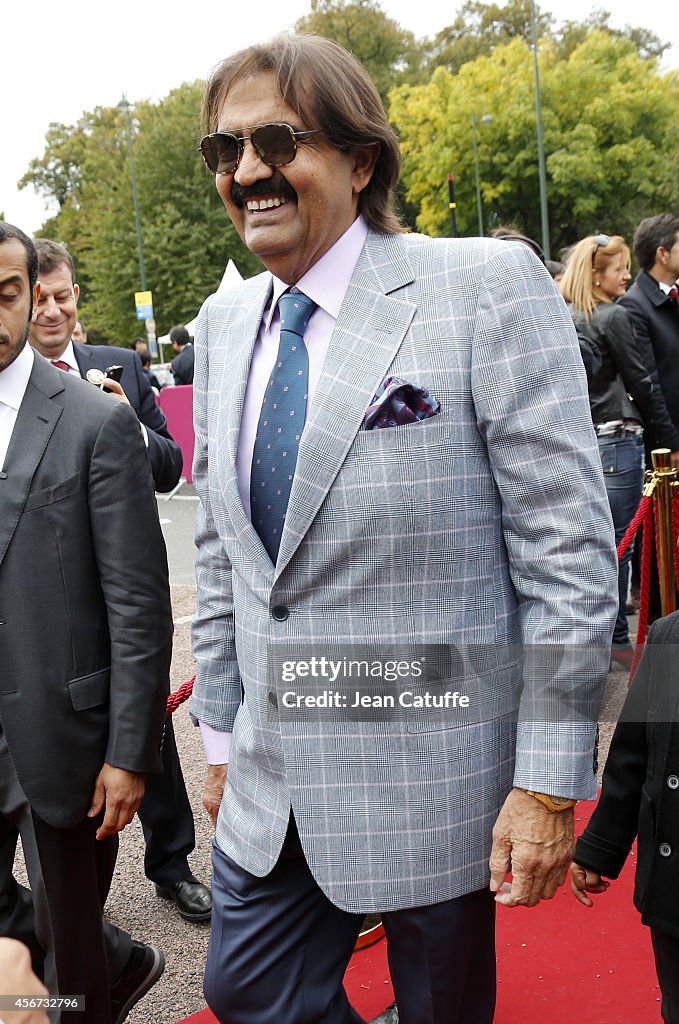 Celebrity At 'The Qatar Prix De L'Arc De Triomphe 2014' In Longchamp